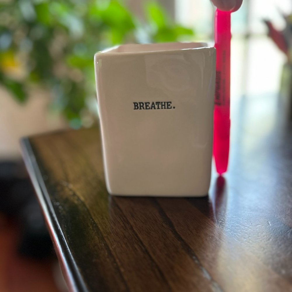 Rae Dunn Breathe Pen and Pencil Holder